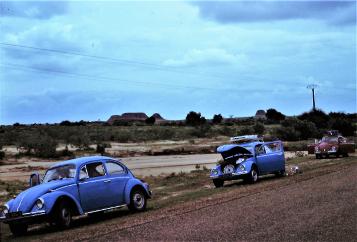 riving back from Niamey, Niger, in convoy 23 July 1978 (3 VW Beetles). 