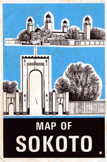 1970s map Sokoto 1974
